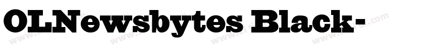 OLNewsbytes Black字体转换